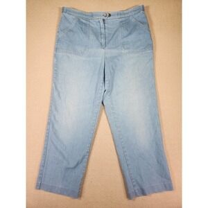 Koret Jeans Womens 36x28 Regular Denim Straight Mid Rise Pockets Cotton